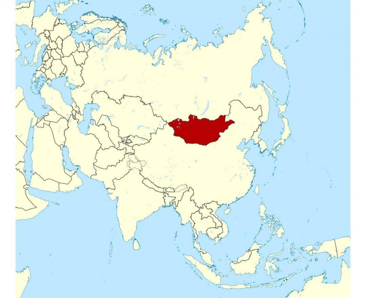 lokacija u Mongoliji na karti svijeta