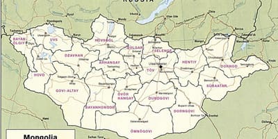 Karta mongolske stepe