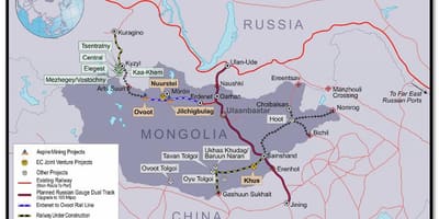 Монгольская pruga karta
